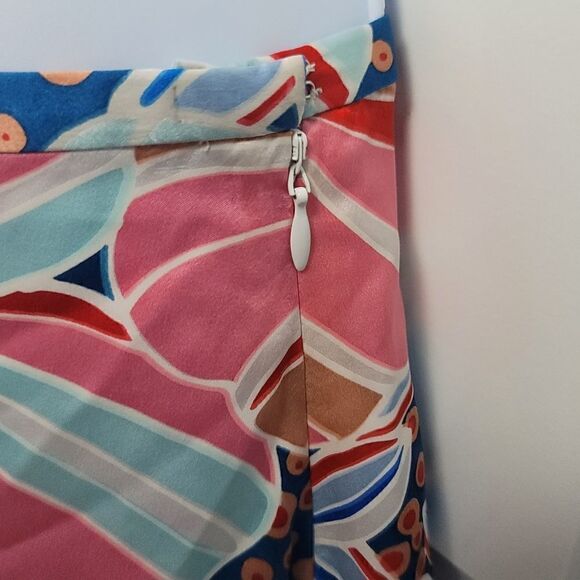 NEIMAN MARCUS Floral Silk Skirt - Picture 3 of 5